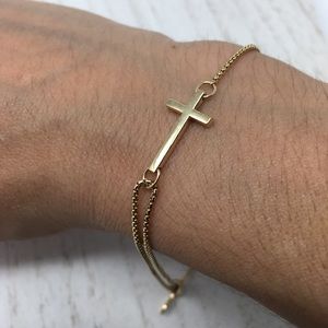 ALEX AND ANI 14K Gold Plated Cross 💫+2 Free Gifts
